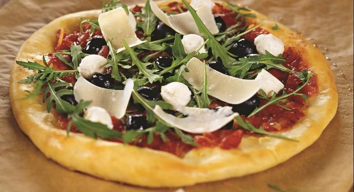 Пицца с рукколой