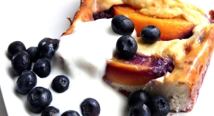 Диетическая творожная запеканка без муки