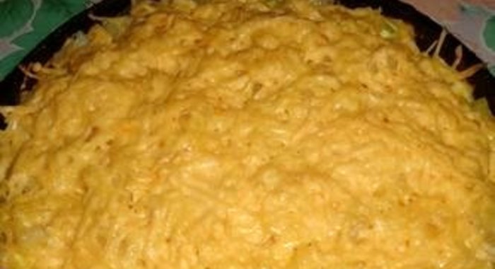 Картофельная запеканка с базиликом и сыром