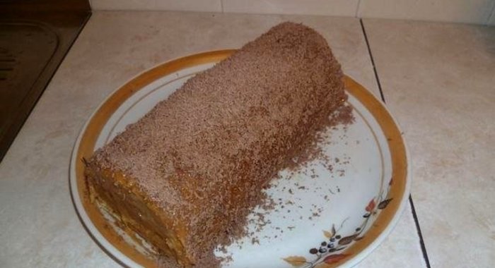 Рулет с бананом