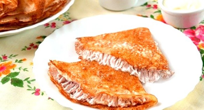 Ажурные блины на дрожжах