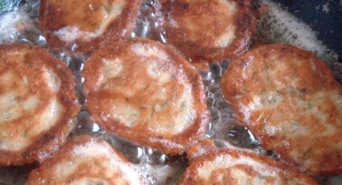 Икорные оладьи