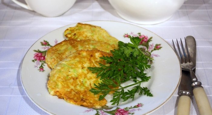 Оладушки из кабачка