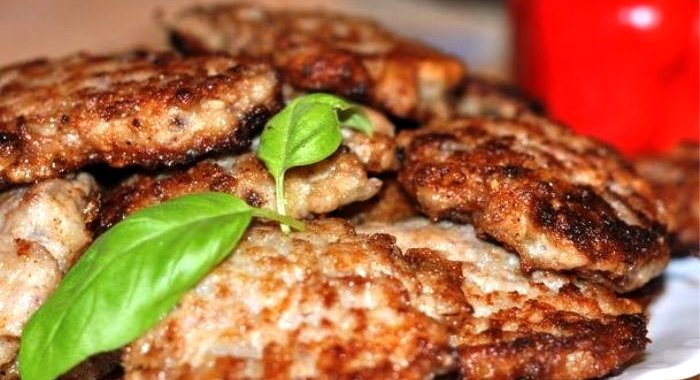 Оладушки мясные