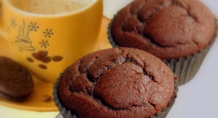 Постный шоколадный кекс