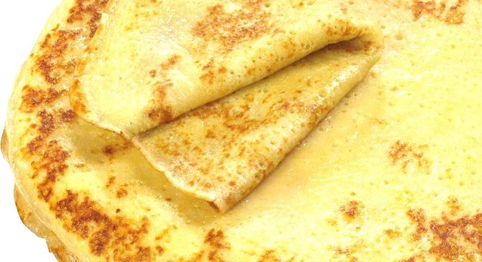 Сырные дрожжевые блины