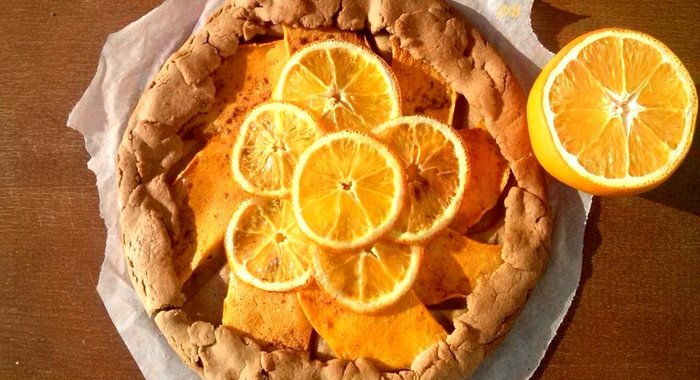 Тыквенный пирог с апельсином