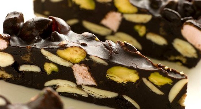 Шоколадное печенье с фисташками