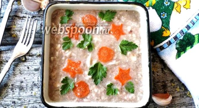 Холодец из свиных ушей