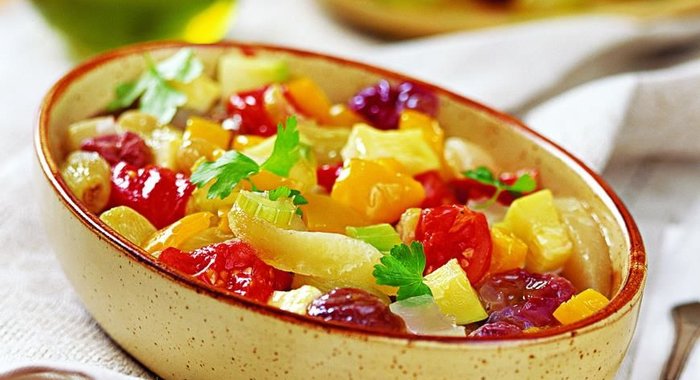 Рататуй с виноградом