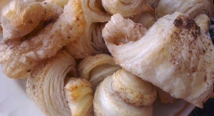 Мини-круассаны с корицей