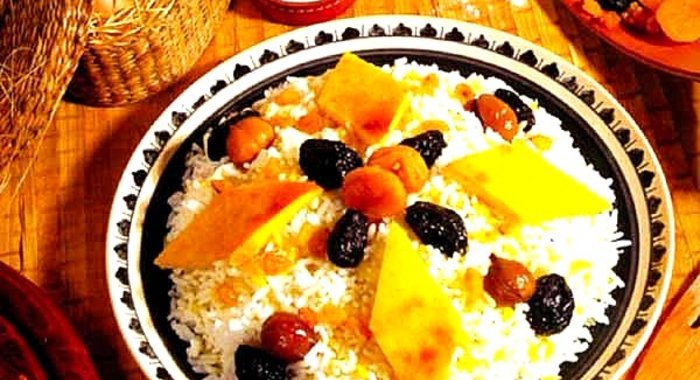 Сладкий плов в мультиварке