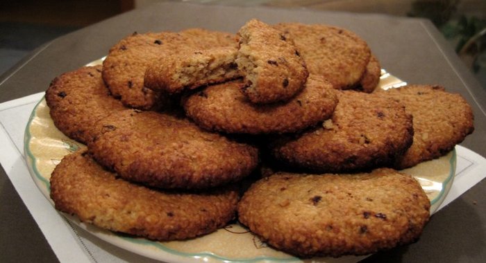 Овсяное печенье из овсяных хлопьев