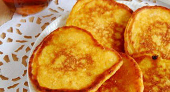 Тыквенные оладьи с медом