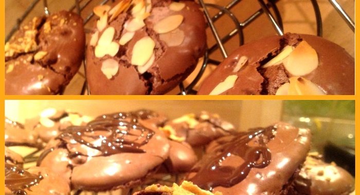 Самое шоколадное печенье без муки