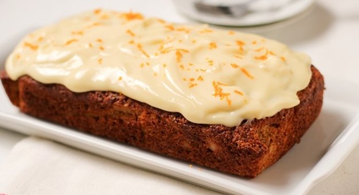 Морковный пирог с сырным кремом