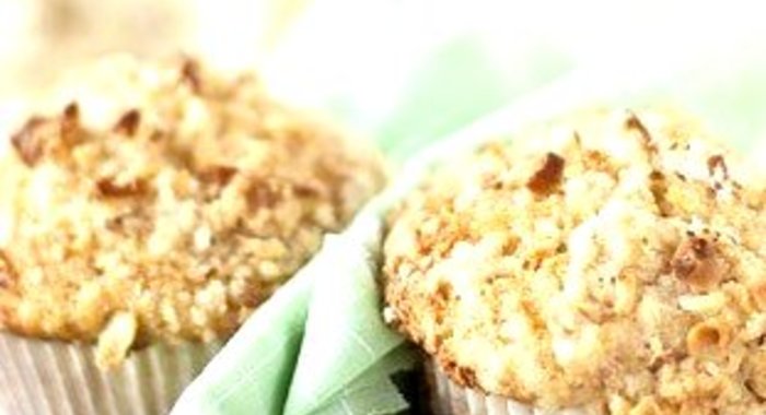 Маффины с грушей и миндалем