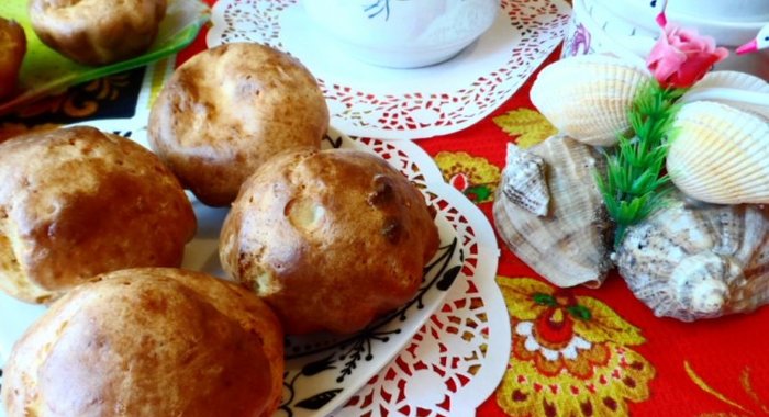 Кексы с плавлеными сырками