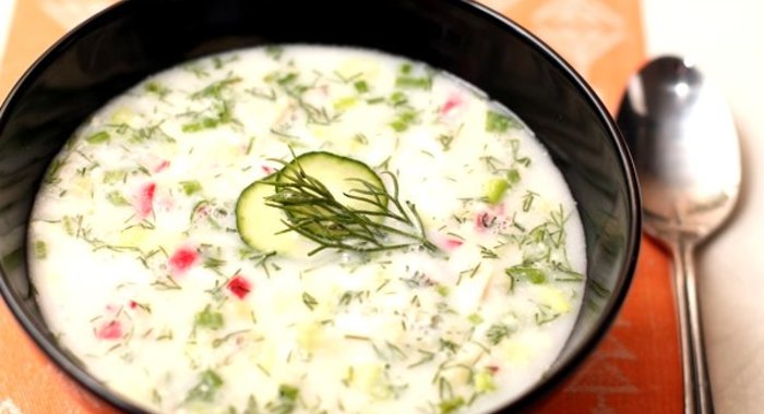 Окрошка на тане