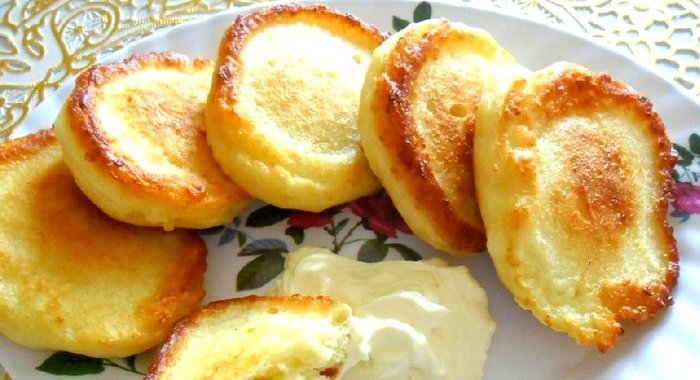 Оладьи с творогом