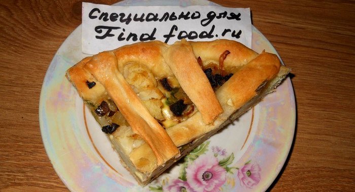 пирог с цветной и брюссельской капустой