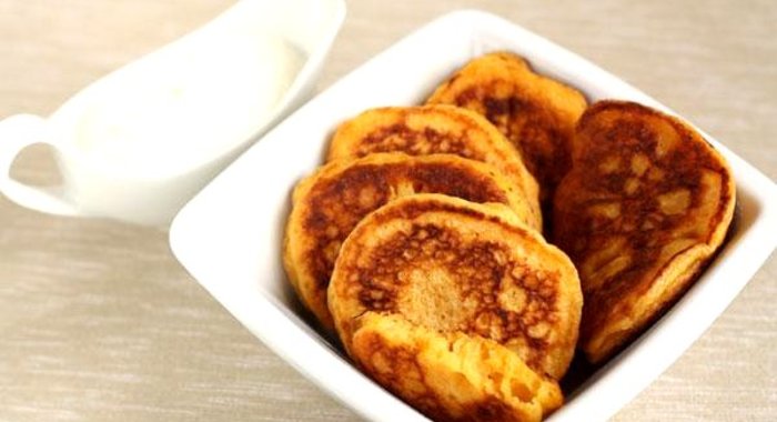 Морковные оладьи