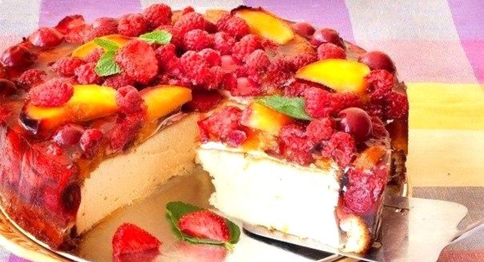 Фруктовый чизкейк
