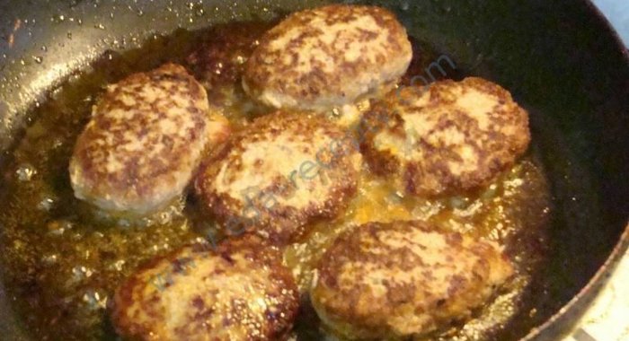 Котлеты из мяса кабана