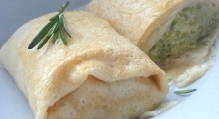 Блины с треской