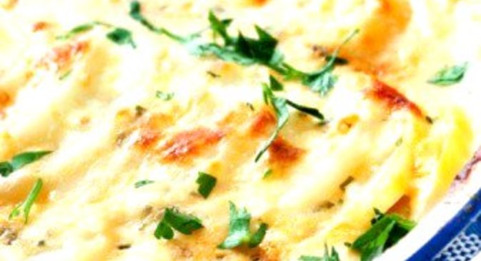 Запеканка с картофелем и помидорами