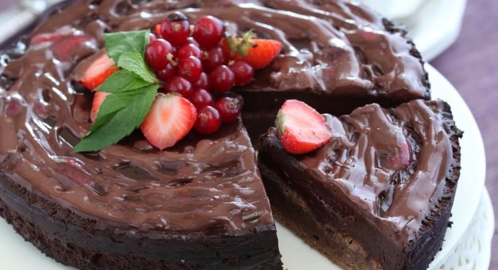 Самый простой шоколадный пирог