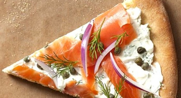 Пицца с рыбой