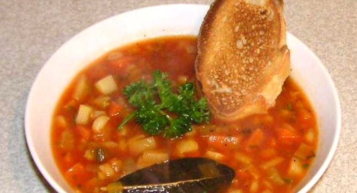 Зимний овощной суп