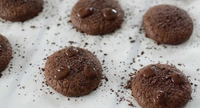 Шоколадное печенье с имбирем