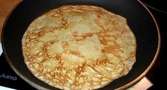 Блинчики с ветчиной и сыром