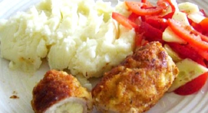 Мясные рулетики с сыром