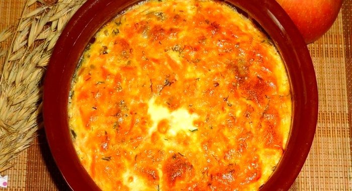 Запеканка из рыбы с нутом