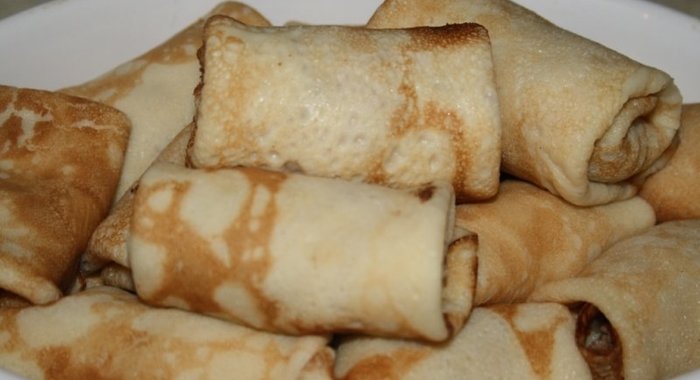 Блинчики с мясом