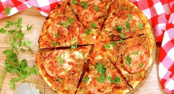 Пицца с баклажанами