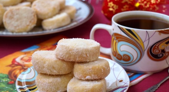 Ванильное печенье с пудингом