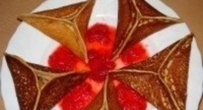 Блины по-арабски с яблоками