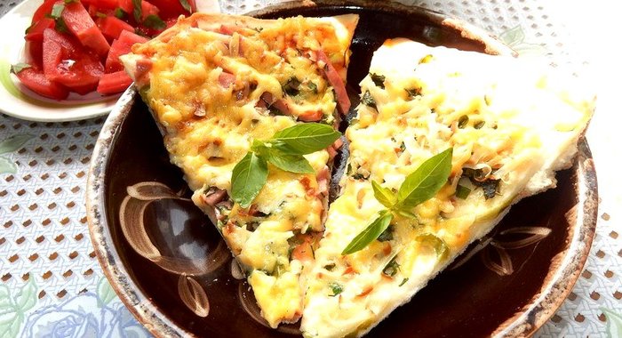 Пицца с двумя начинками