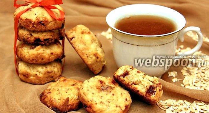 Овсяное печенье с шоколадом