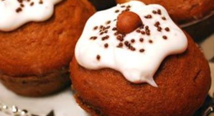 Медовые кексы с клюквой