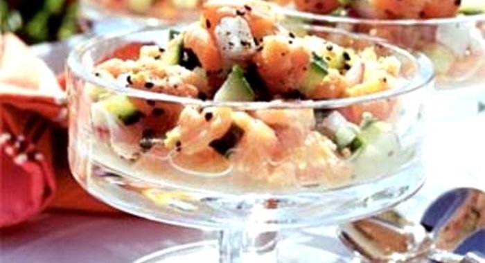 Севиче из креветок