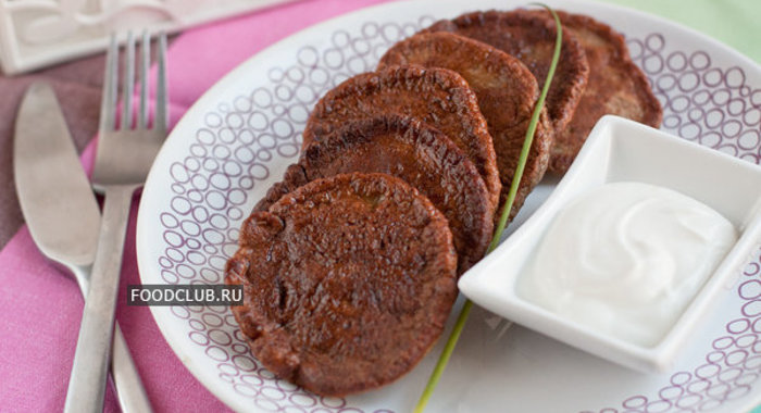 Печеночные оладьи