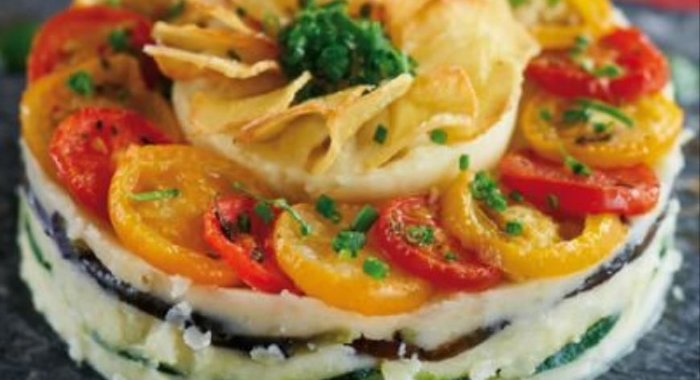 Овощной торт Парментье