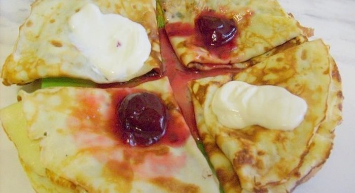 Самые простые блины ванильные