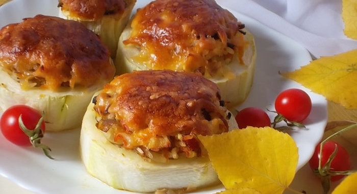 Фаршированные кабачки