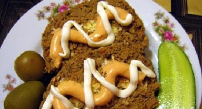 Рулет из печени